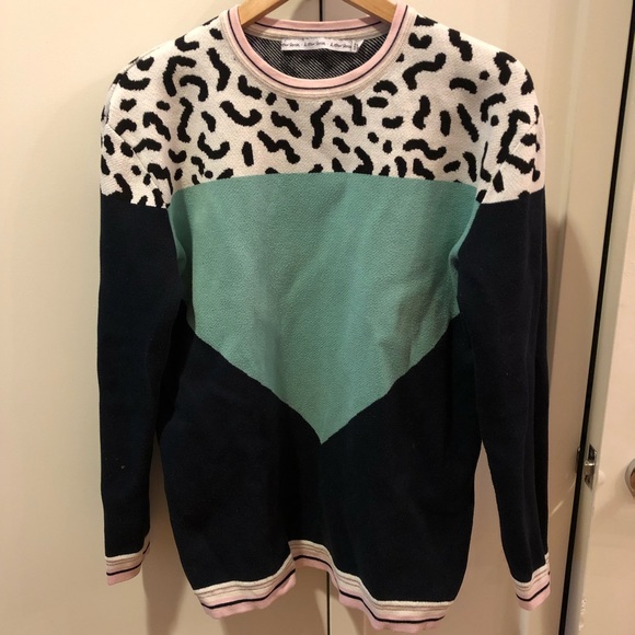 & Other Stories Tops - & Other Stories Colorblock Pullover Top Sweatshirt